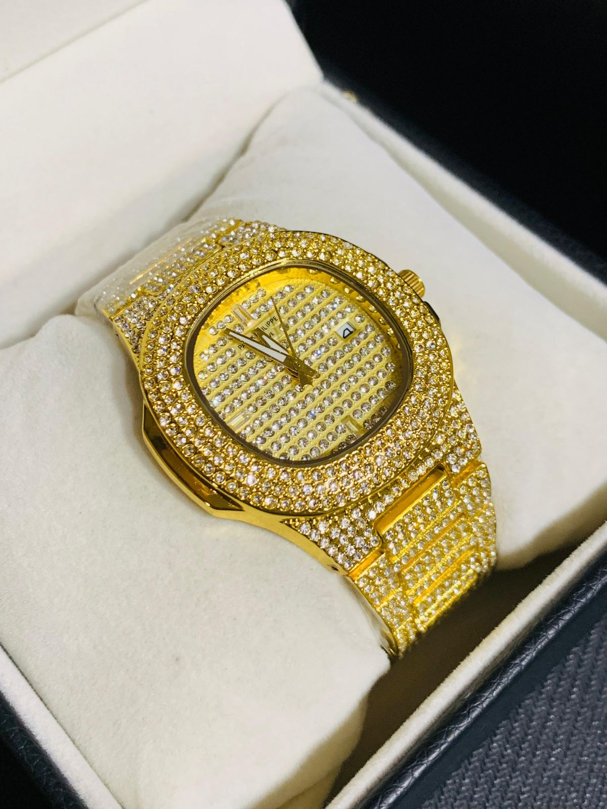 Patek Phillipe Gold Stone