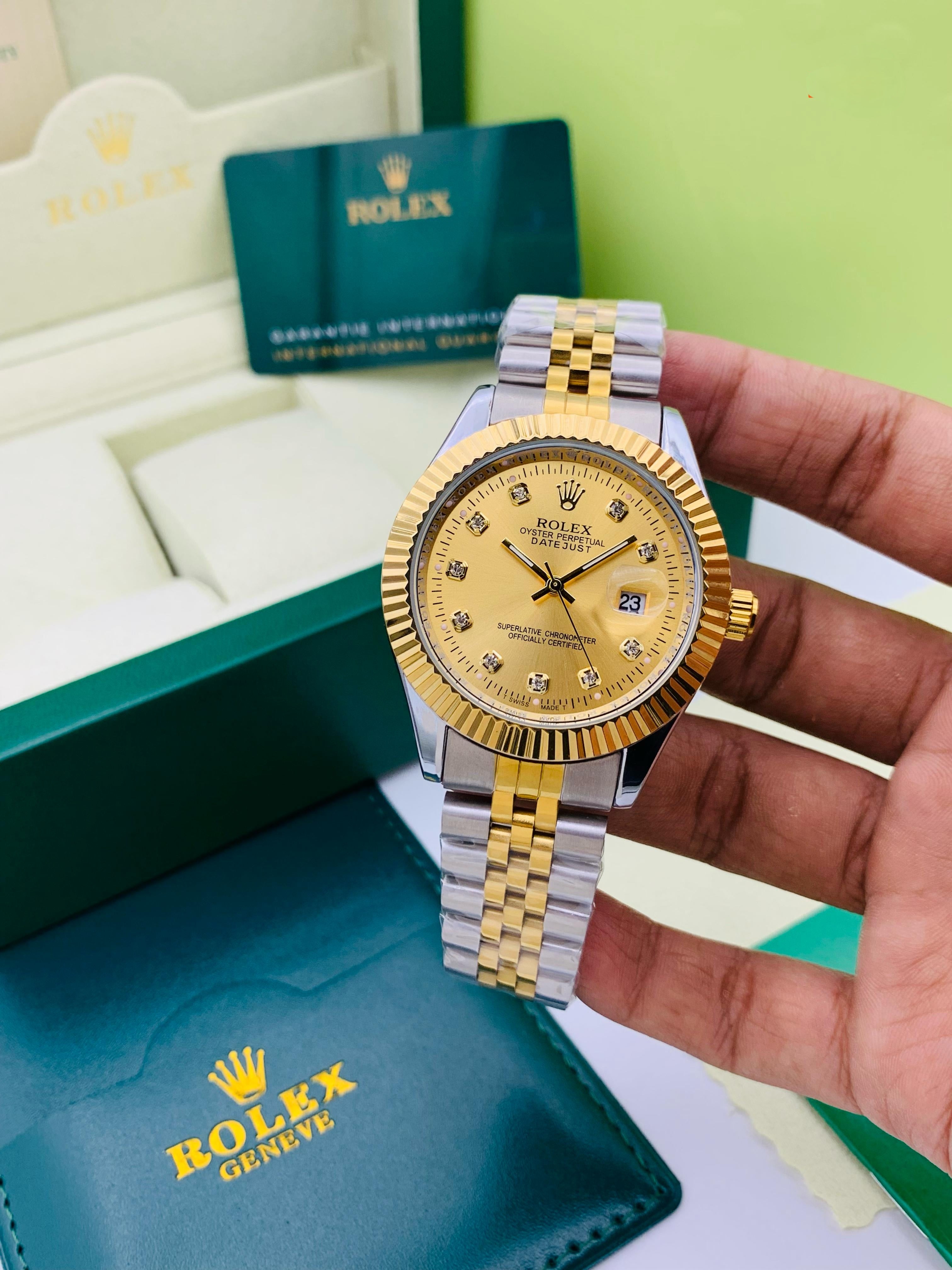 Rolex Two Tone Date Just